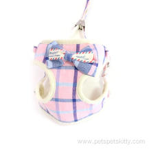 Latest design fashionable popular plaid dog harness